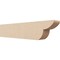Ekena Millwork 4in. W x 6in. H x 28in. L Crestline Woodgrain TimberThane Rafter Tail, Primed Tan RFTUR04X06X28CRERCPR - alternate 1